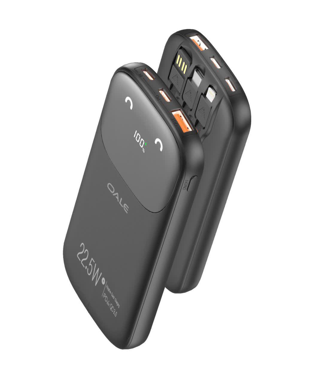 پاوربانک iPower ظرفیت 20000 میلی آمپر ساعت برند OALE