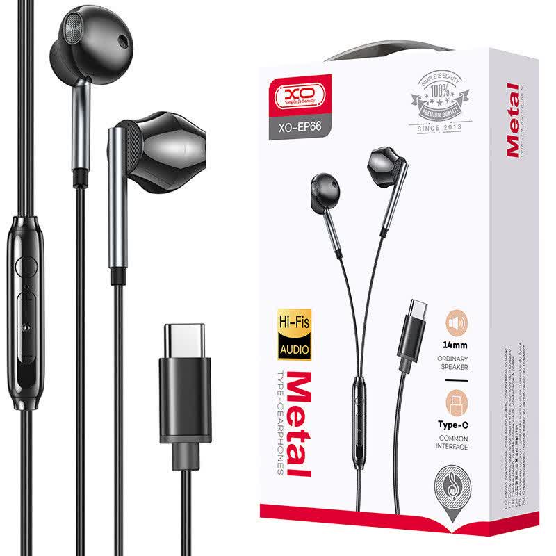 هندزفری تایپ سی ایکس او XO-EP66 دارای کنترل صدا و تماس